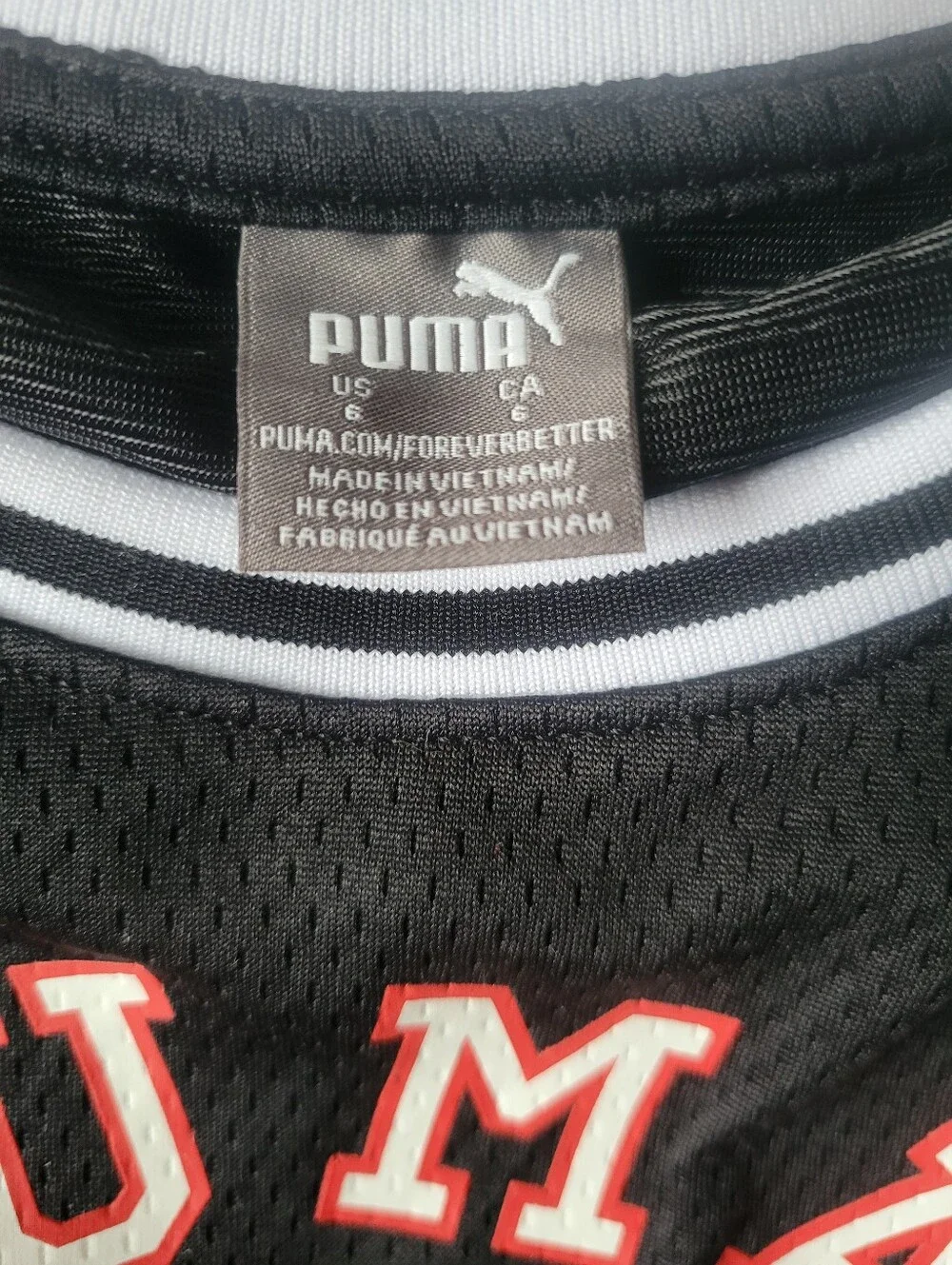 Puma Todller Boys 3 Piece Set Black Tank, Red Tee & Black Shorts Size 6 - Picture 7 of 8